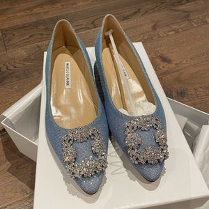 Brand new Manolo Blahnik flat, limited edition , 100% authentic